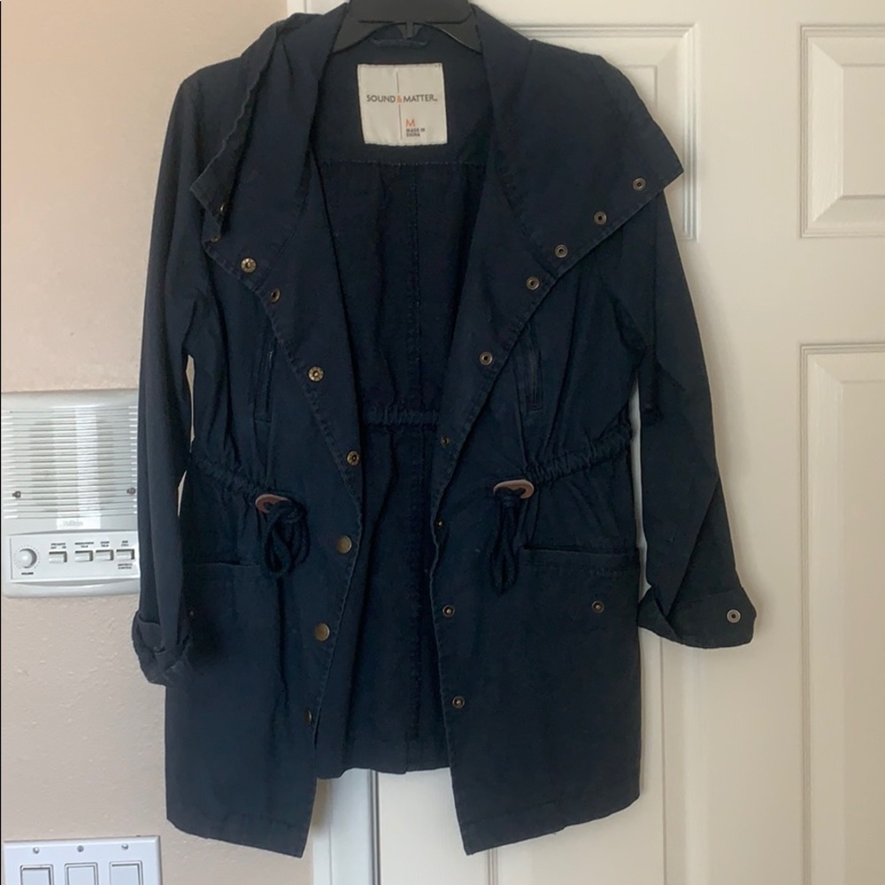 Navy Blue trench coat